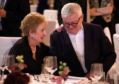 Joschka Fischer mit Madeleine K. Albright bei der Aspen Gala