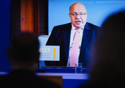 interaktives Grußwort des Bundesministers für Wirtschaft, Peter Altmaier