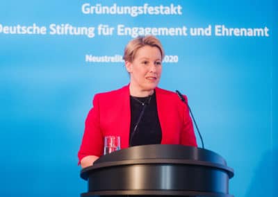 Bundesministerin für Familie, Senioren, Frauen und Jugend, Dr. Franziska Giffey