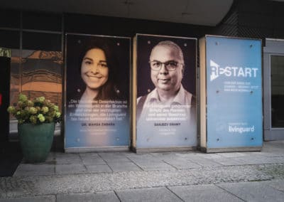 Kongress Banner am Hyatt Hotel Berlin